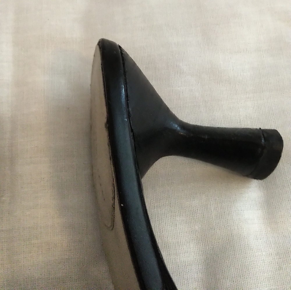 Bandolino 6.5 black italian slides mules nonslip - Picture 11 of 15